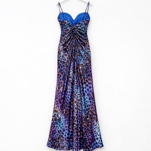 Tony Bowls Paris Jeweled Maxi Dress - Fitted Bodice Prom‎ - Gala, Y2K - Picture 3 of 8